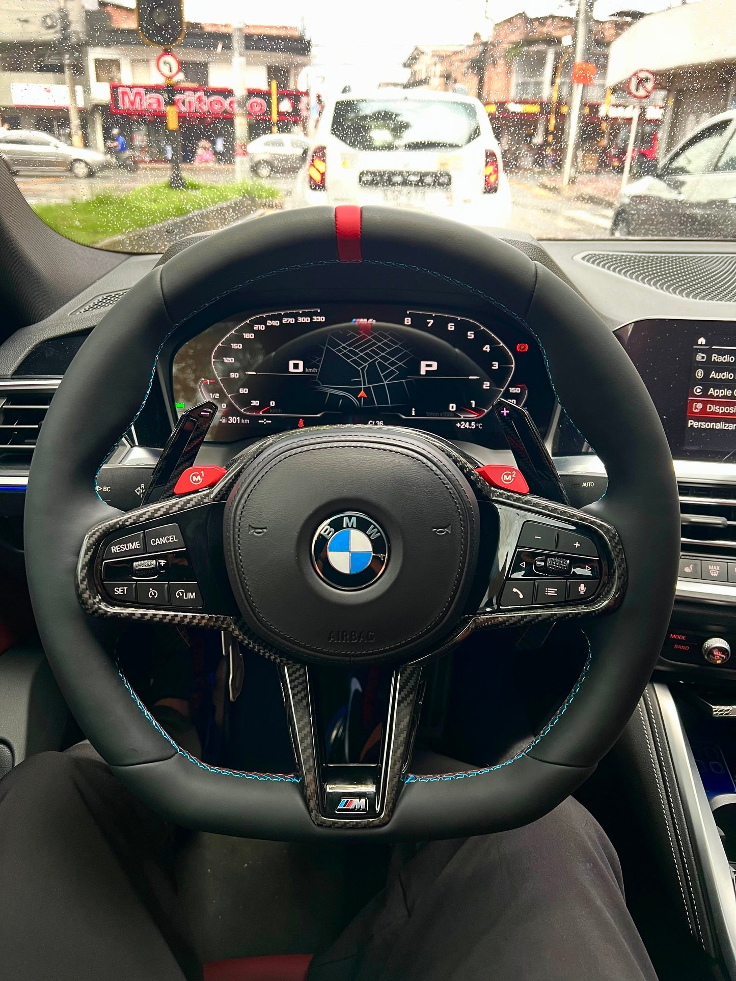 VOLANTE CS FIBRA DE CARBONO BMW